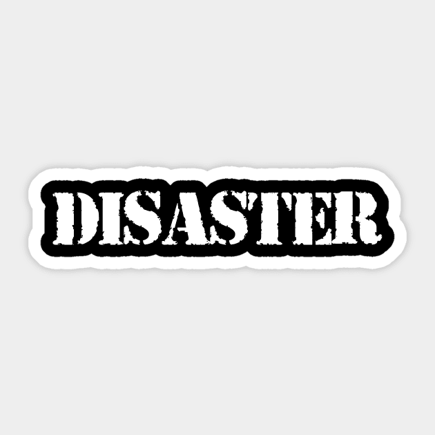 DISASTER Sticker by STRANGER